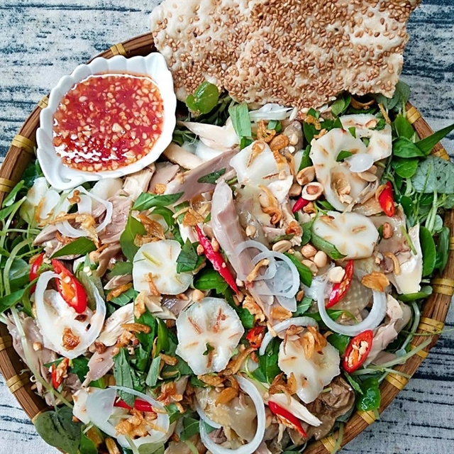 mangosteen chicken salad